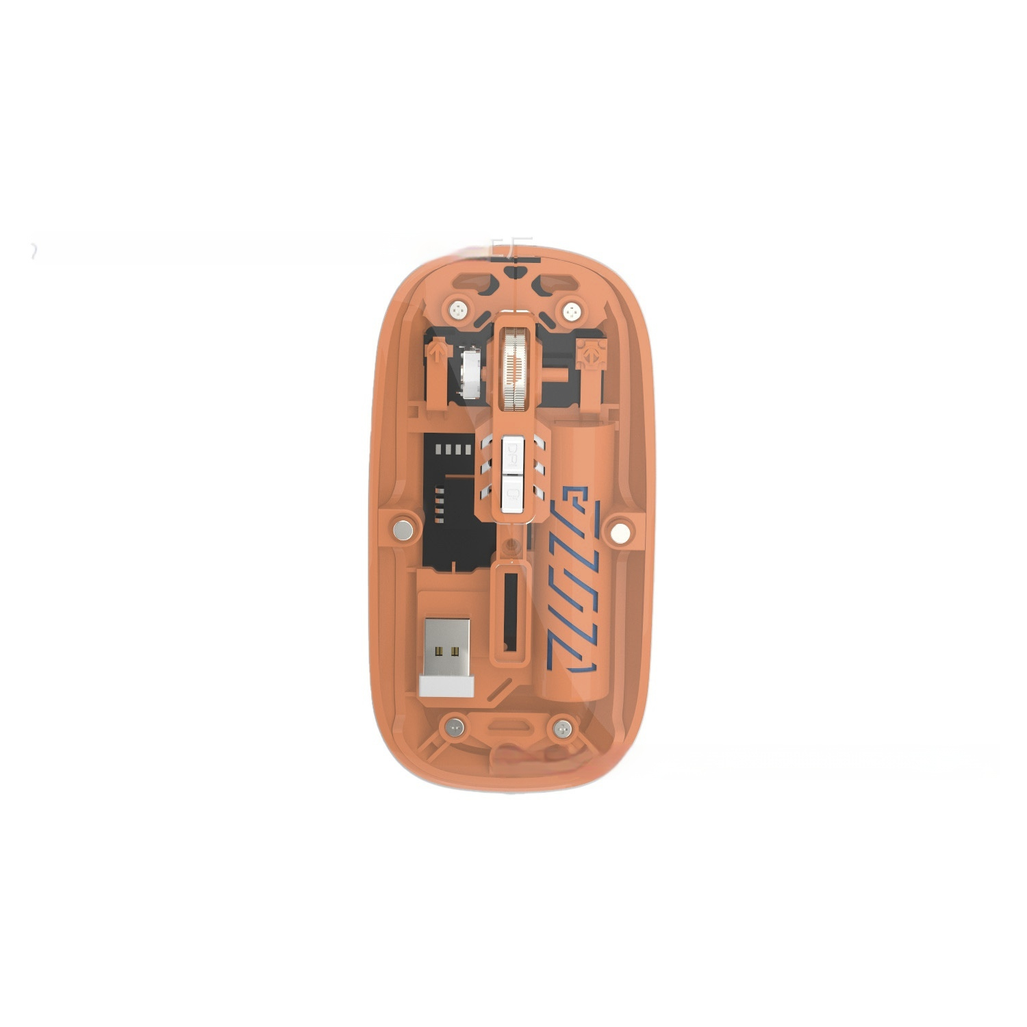 Budget Wireless Transparent Dual-Mode Mouse
