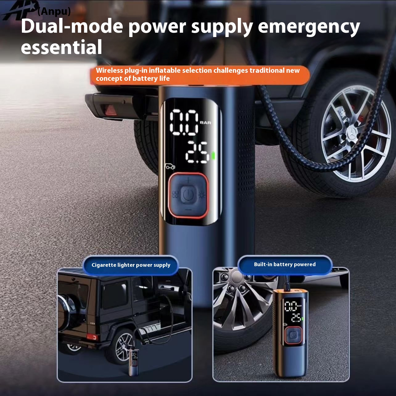 Portable Smart Tire Inflator