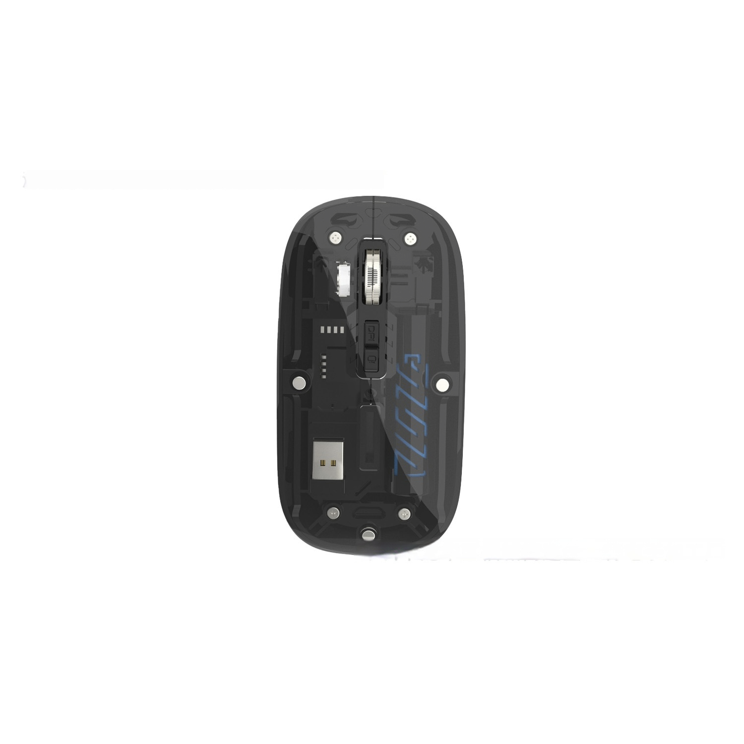 Budget Wireless Transparent Dual-Mode Mouse
