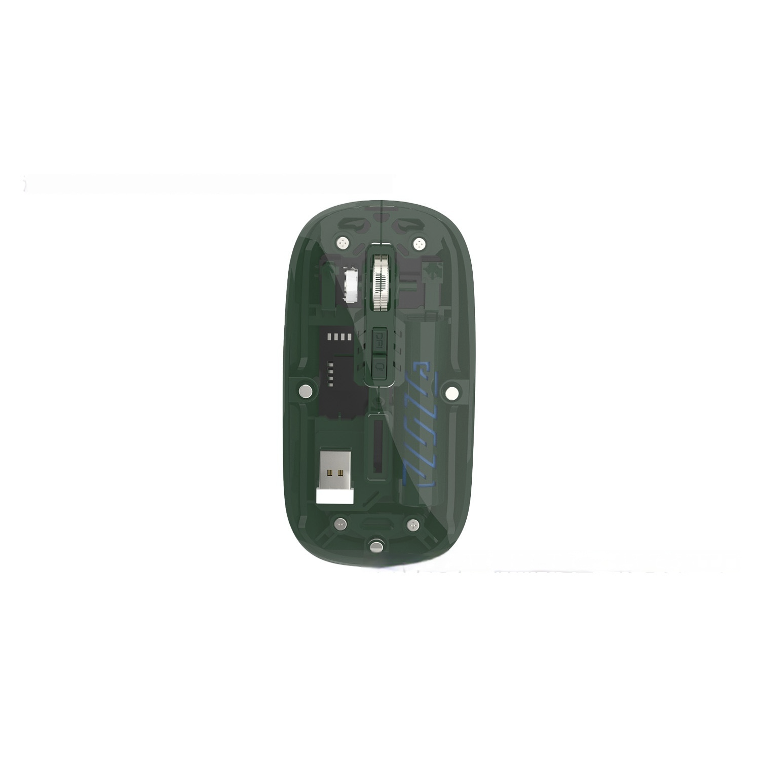 Budget Wireless Transparent Dual-Mode Mouse