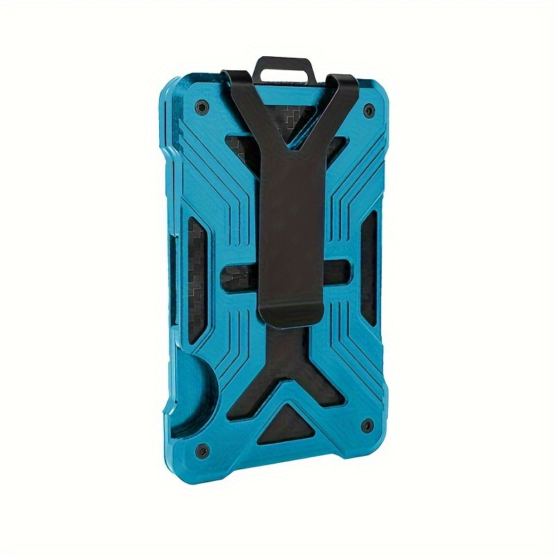 Carbon Fiber Card Holder Wallet with AirTag Pocket