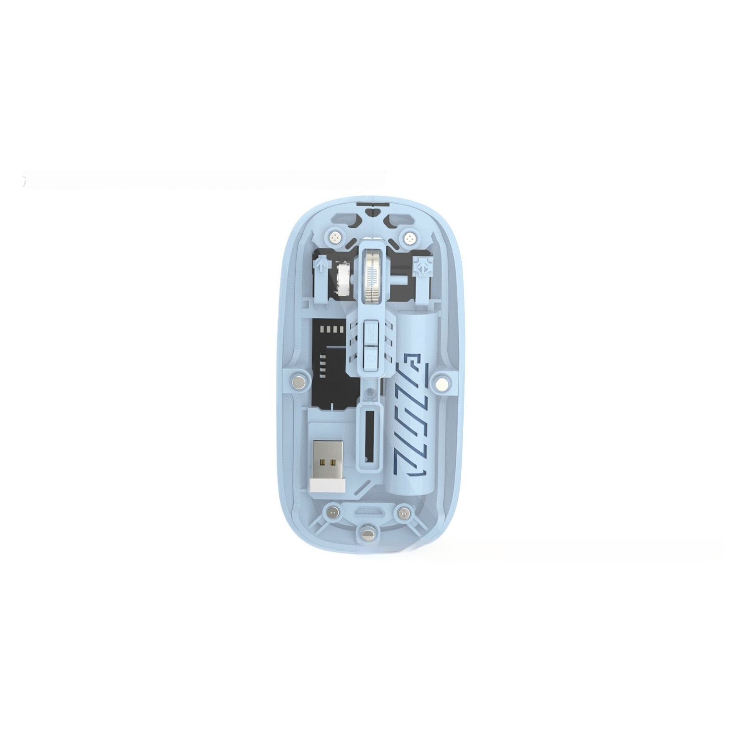 Budget Wireless Transparent Dual-Mode Mouse