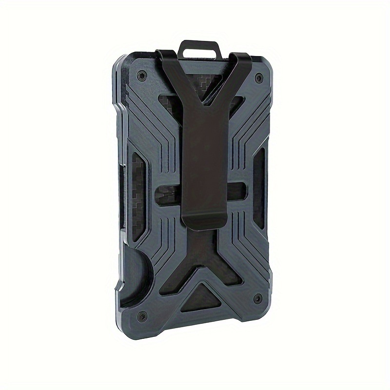 Carbon Fiber Card Holder Wallet with AirTag Pocket