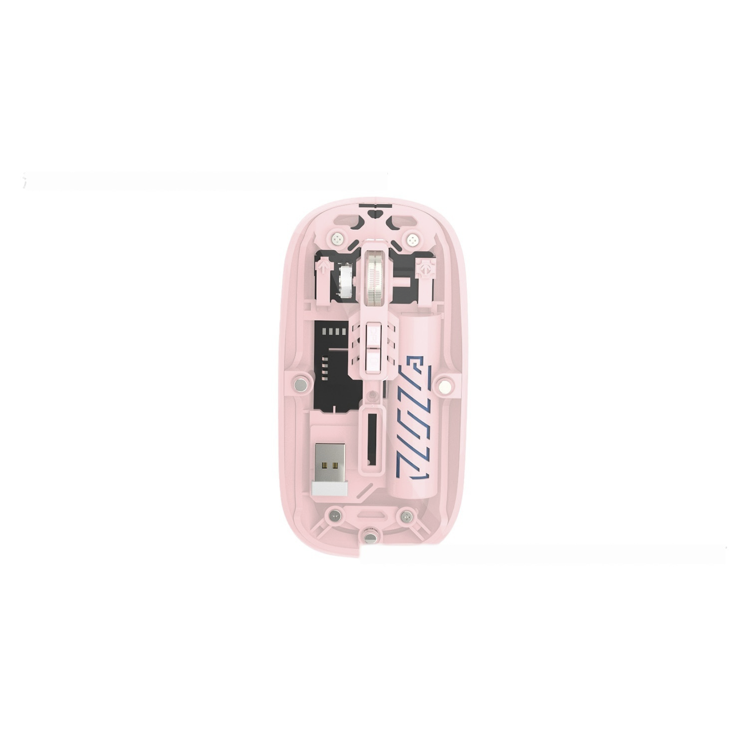 Budget Wireless Transparent Dual-Mode Mouse