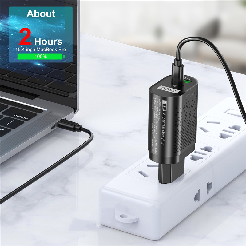 GaN Charger 65W PD Fast Charge